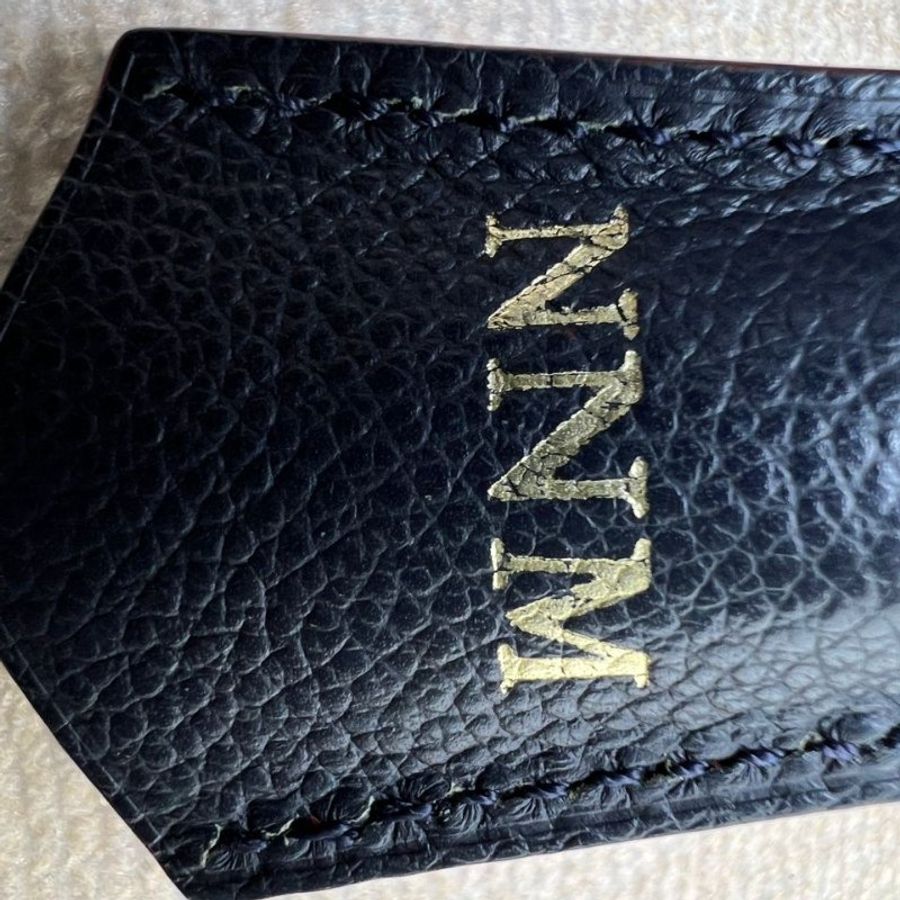 LV Speedy Bandoulière 25 藏藍壓紋款-4