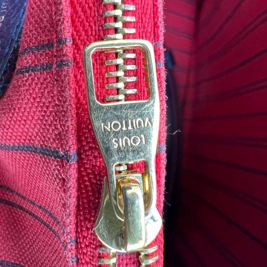 LV Speedy Bandoulière 25 藏藍壓紋款-19