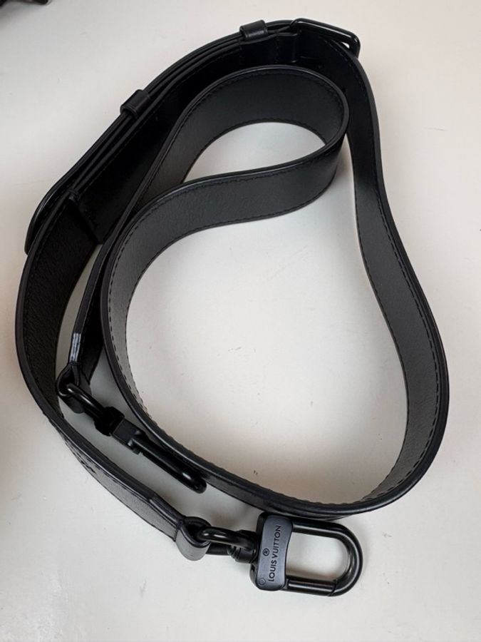 Louis Vuitton 路易威登 新款Steamer Monogram Eclipse 塗層帆布男士郵差單肩斜挎包，尺寸23.-7
