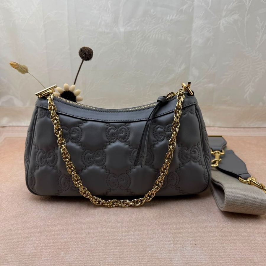 Gucci GG Matelassé 二合一腋下包-7