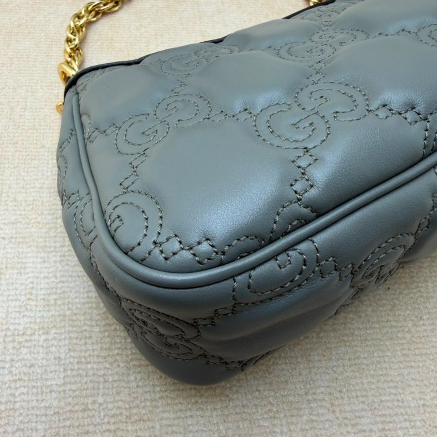 Gucci GG Matelassé 二合一腋下包-8