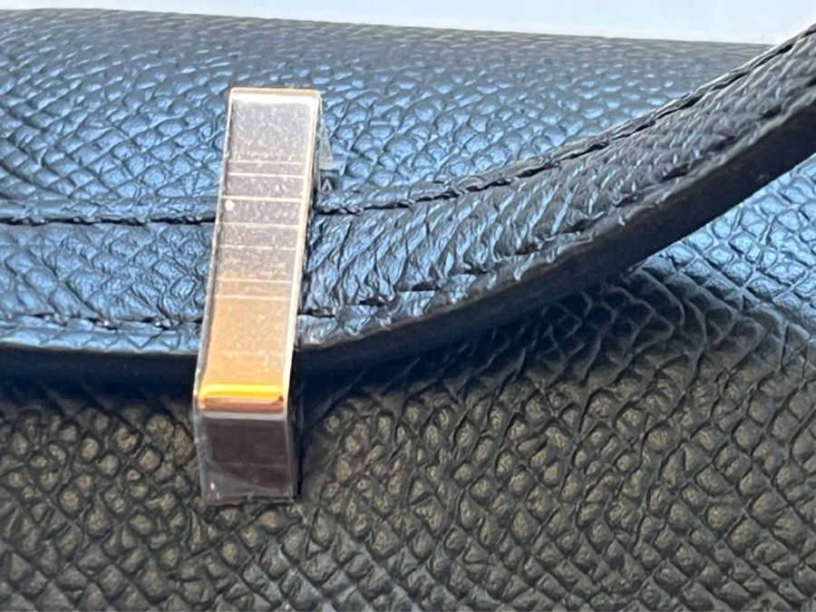 愛馬仕康康19黑色玫瑰金W刻,全新專櫃正品,全套附件齊全。Epsom皮材質,經典H扣設計,配黑色肩帶。-9