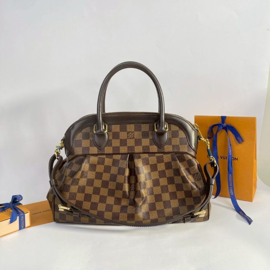 LV Damier Trevi PM 手提肩背兩用包-0