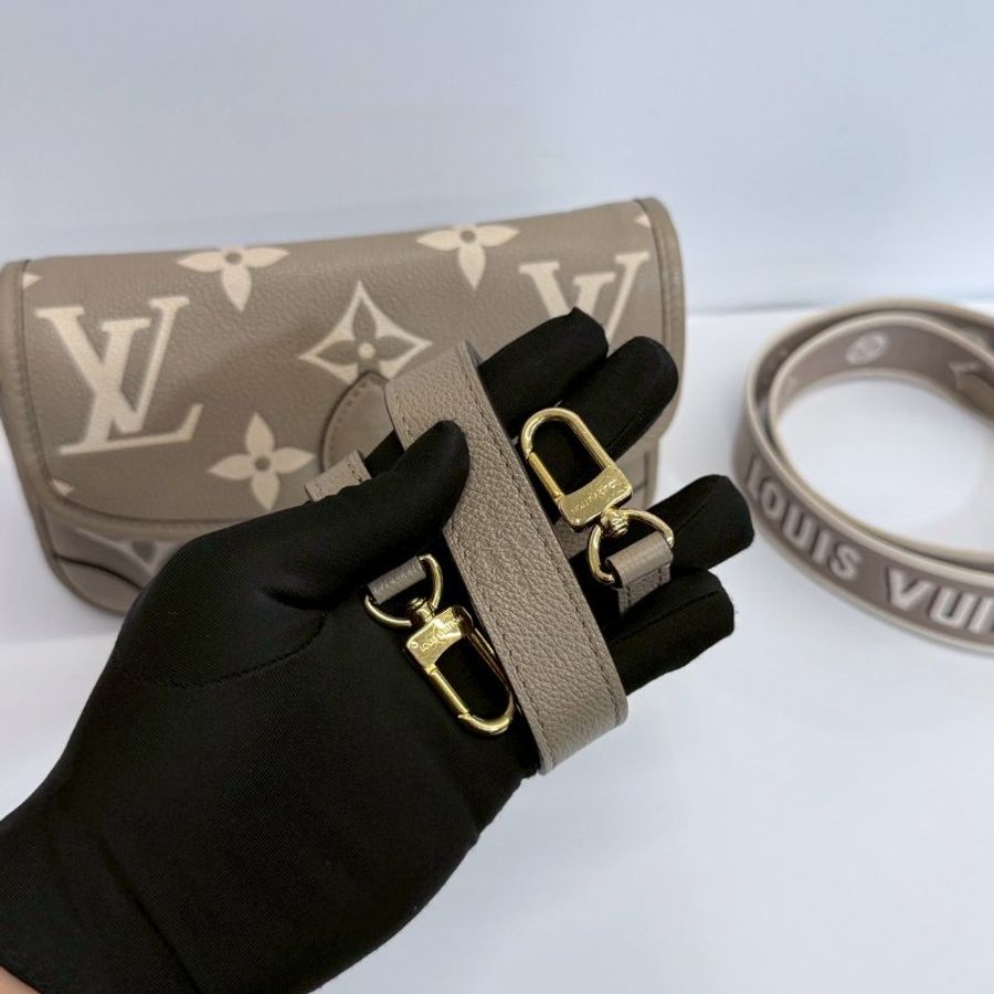 Louis Vuitton 法棍包 大象灰 晶片款-15