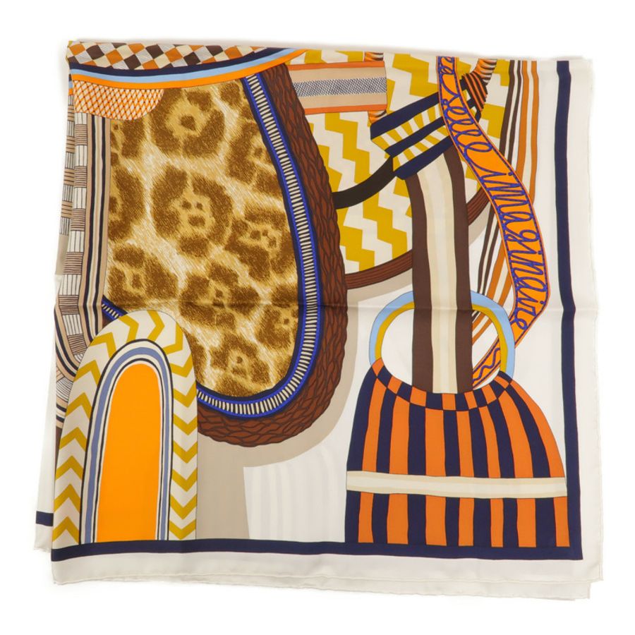 HERMES 絲質Scarf 90X90絲巾-3