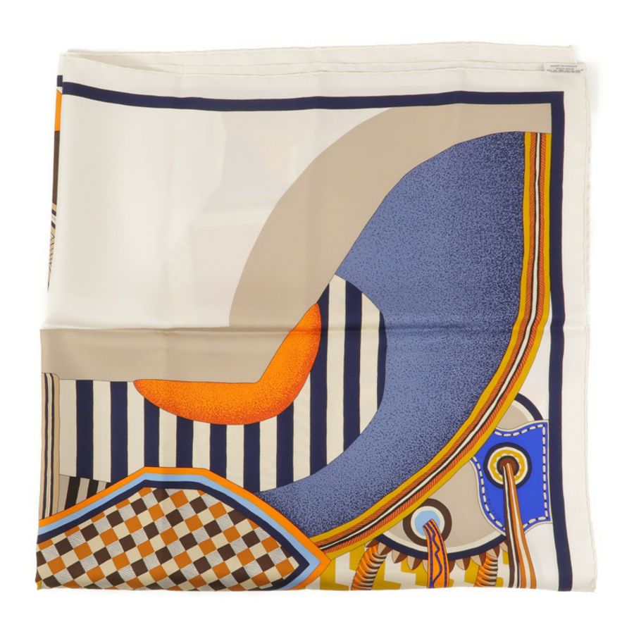 HERMES 絲質Scarf 90X90絲巾-4