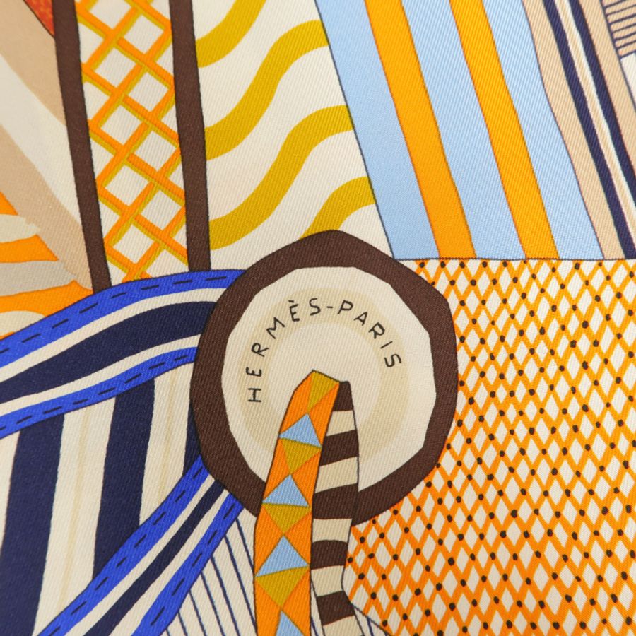 HERMES 絲質Scarf 90X90絲巾-7