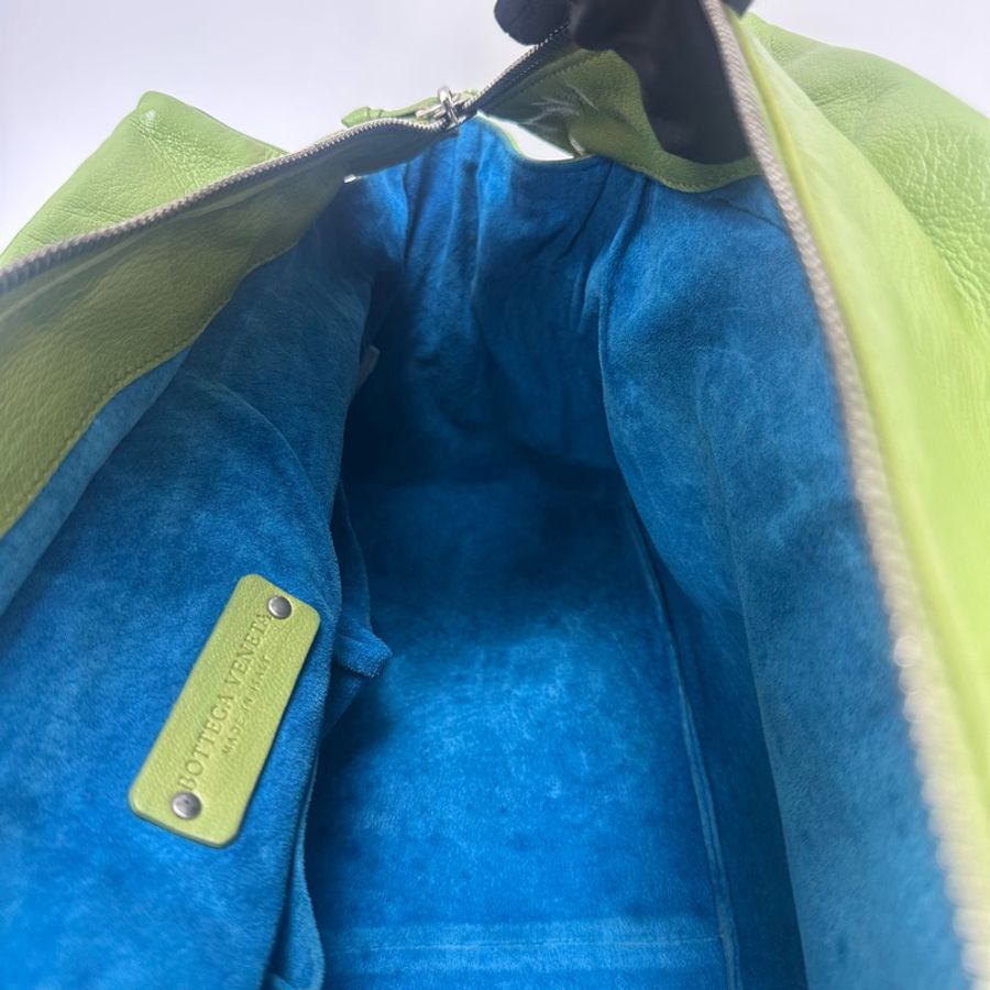 【赫蒂國際精品】Bottega Veneta 綠色編織皮革肩背包 vintage-27