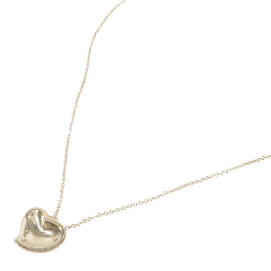 TIFFANY&CO 925純銀Elsa Peretti Full Heart Necklace項鍊-2