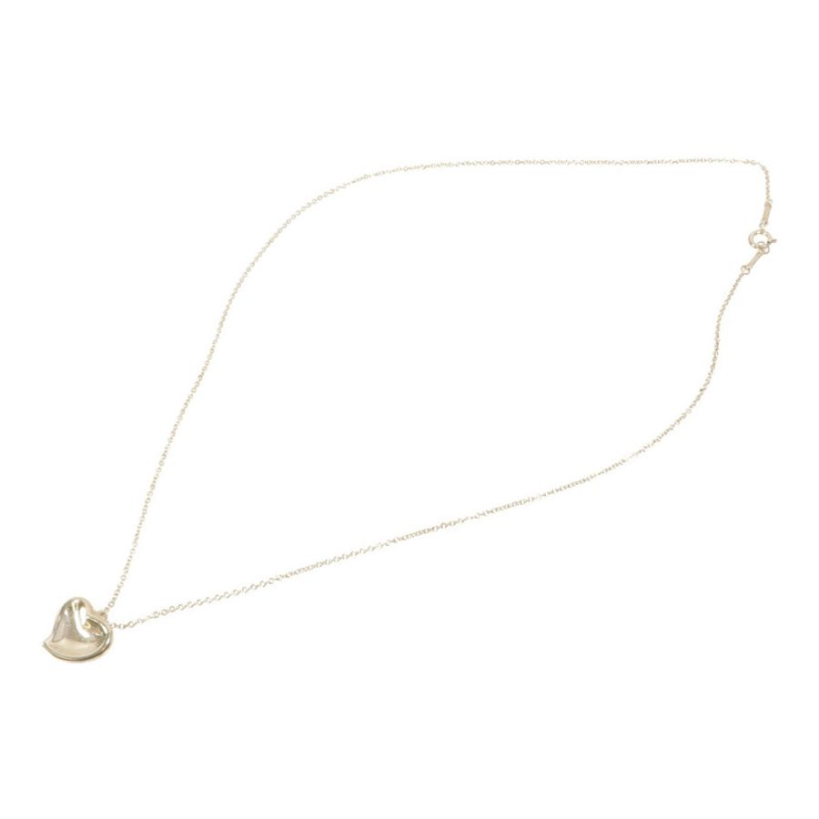 TIFFANY&CO 925純銀Elsa Peretti Full Heart Necklace項鍊-4