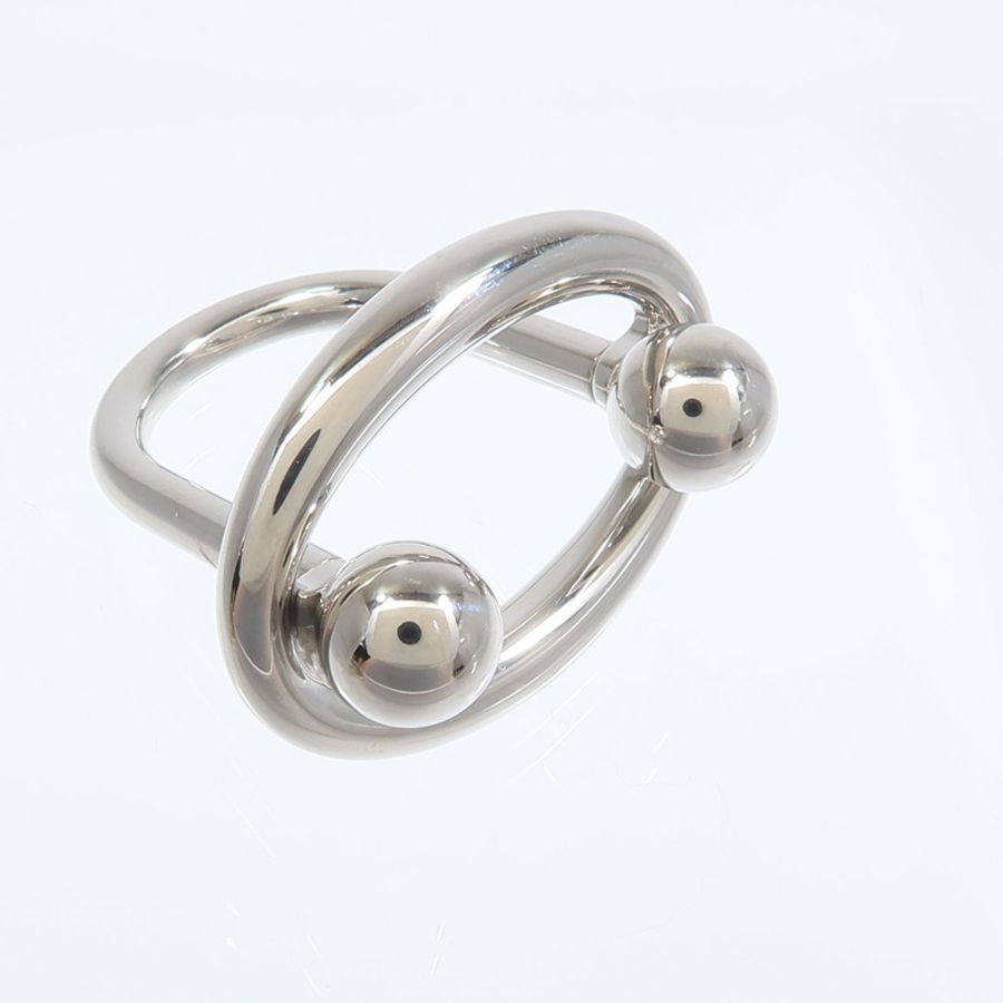 HERMES 金屬Satellite Scarf Ring絲巾扣-7