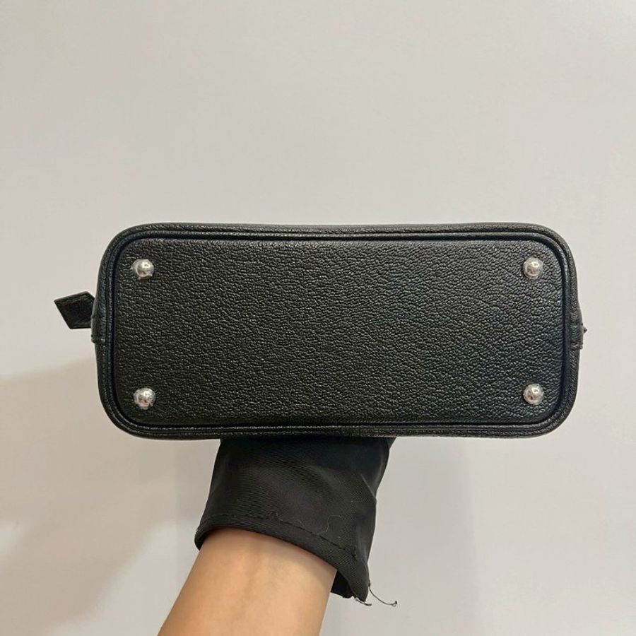 Hermes Mini Bolide 黑銀山羊皮 全新G刻-8