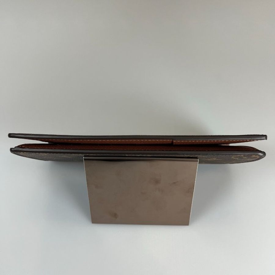 LV M66540/晶片款 老花Brazza 對開長夾-4