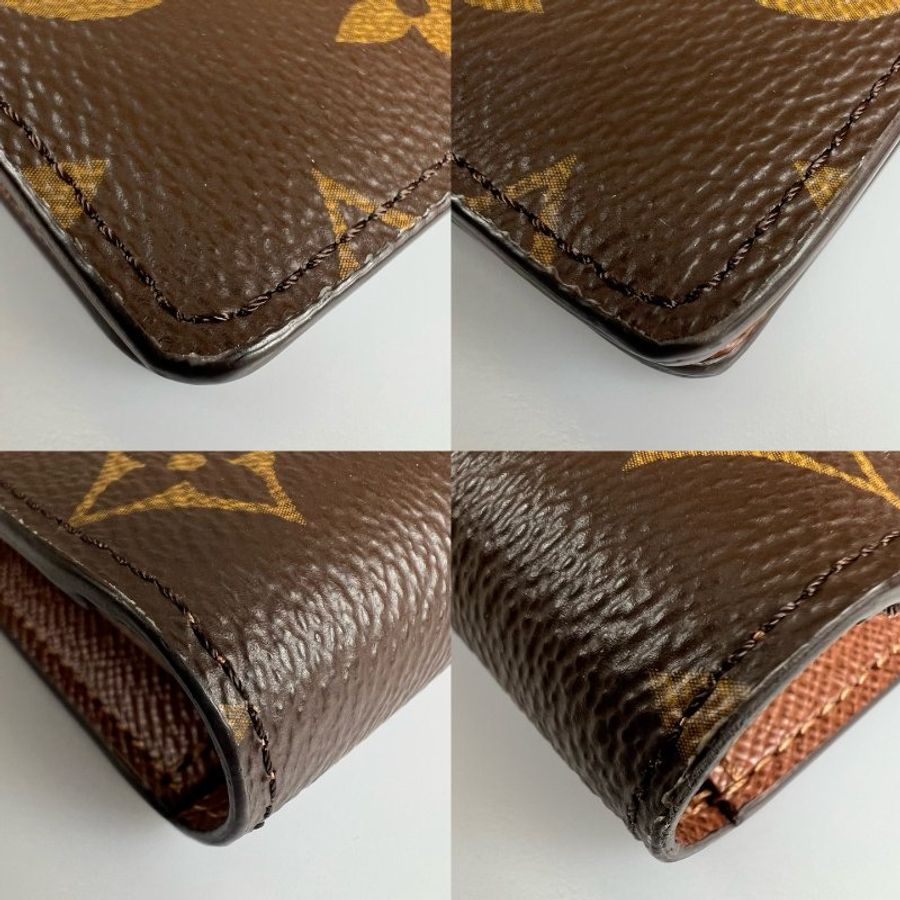 LV M66540/晶片款 老花Brazza 對開長夾-10