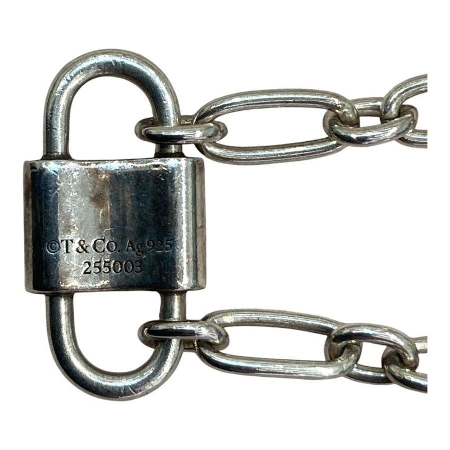 TIFFANY&CO. 蒂芙尼 1837 DOUBLE LOCK 項鍊 925純銀-3