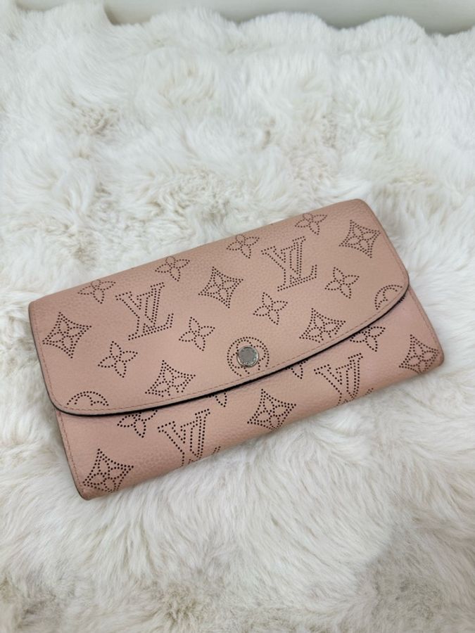 LV Louis Vuitton 路易威登 月光女神 Monogram圖案鏤空 長版皮夾 晶片-2