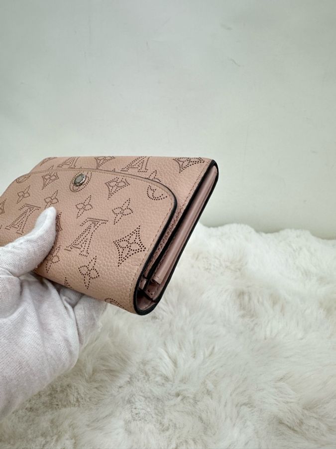 LV Louis Vuitton 路易威登 月光女神 Monogram圖案鏤空 長版皮夾 晶片-4