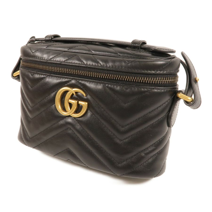 GUCCI 牛皮皮革Marmont Mini bag手挽肩背兩用袋-2