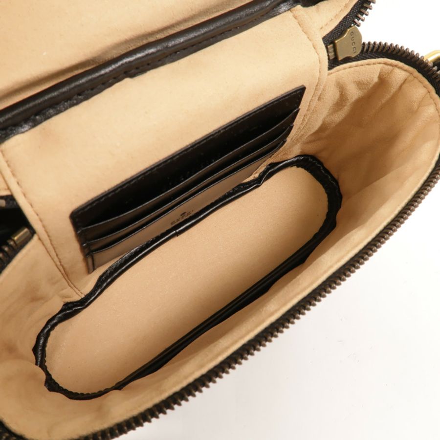GUCCI 牛皮皮革Marmont Mini bag手挽肩背兩用袋-4