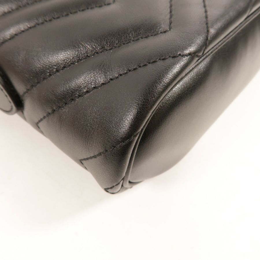 GUCCI 牛皮皮革Marmont Mini bag手挽肩背兩用袋-12