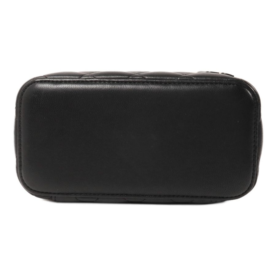 CHANEL 羊皮皮革Vanity Case鏈帶手挽肩背兩用袋-3