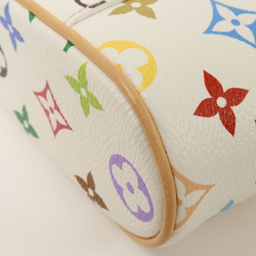LOUIS VUITTON Monogram Multicolore LVxTM Vanity Chain Pouch鏈帶手挽肩背兩用袋-13