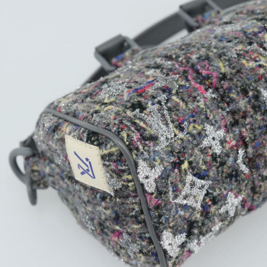【日本直送】路易威登 Monogram 花紋氈 Keepall XS 手提包 灰色/粉紅色 M80821 正品 191687SAM-15