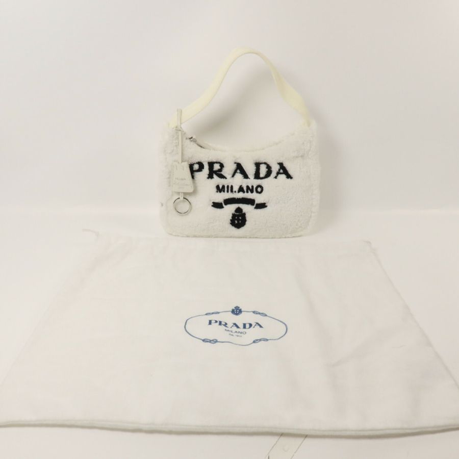 PRADA Terry Cloth Terry Mini (Re-Edition 2000) 肩背袋-8