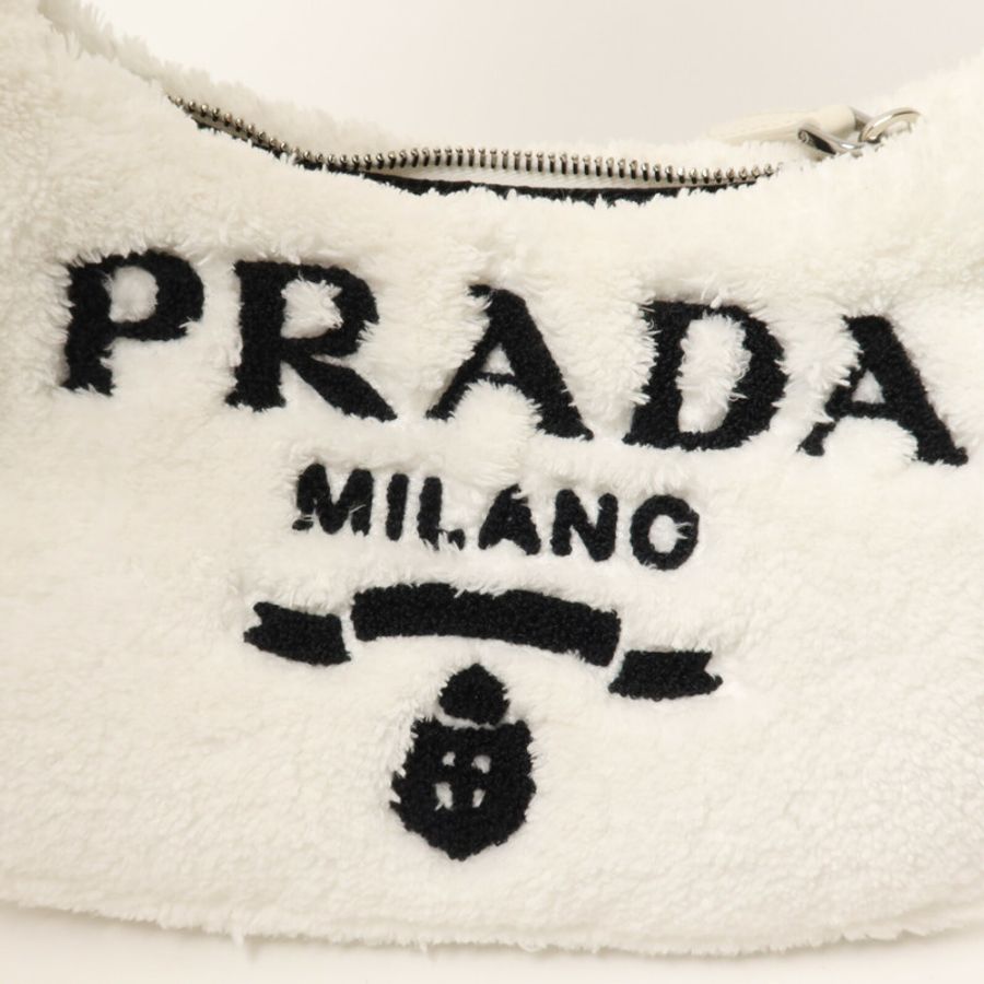 PRADA Terry Cloth Terry Mini (Re-Edition 2000) 肩背袋-10