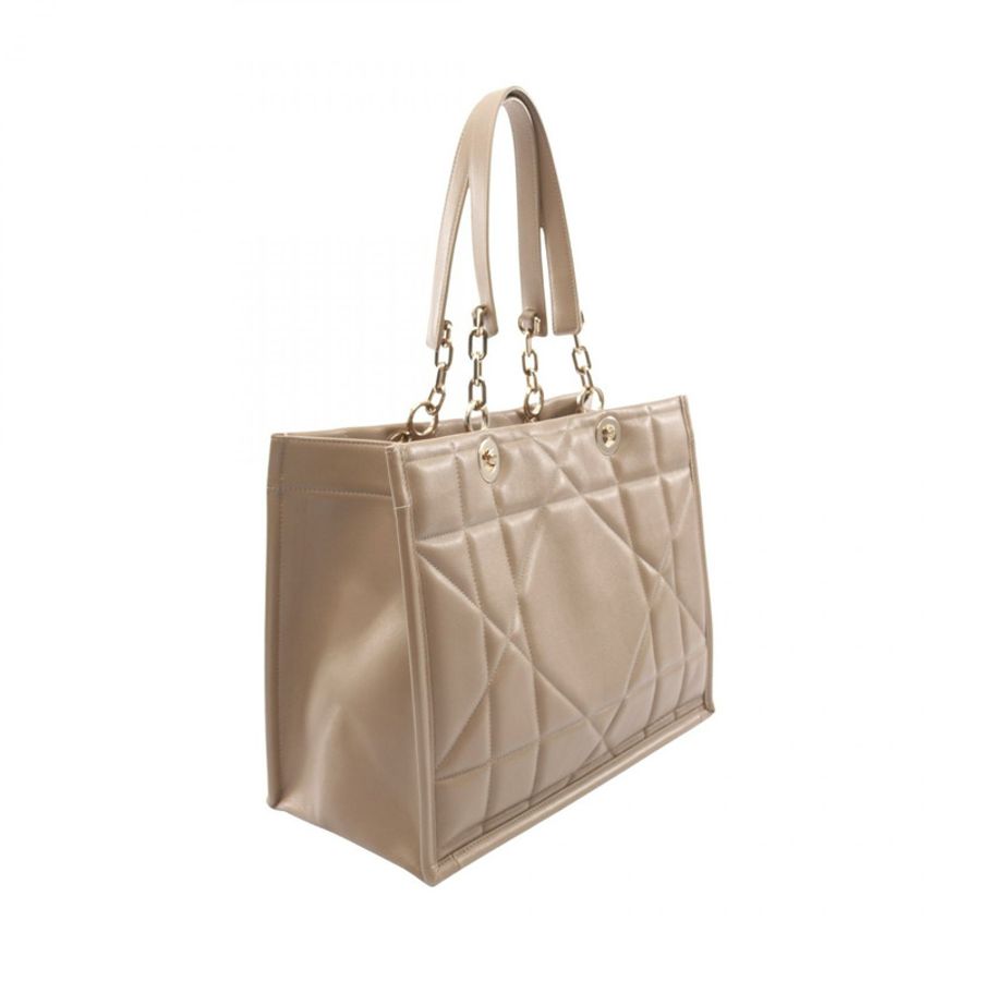Christian Dior Essential Medium Archicanage Tote chai shoulder Bag leather Beige-1