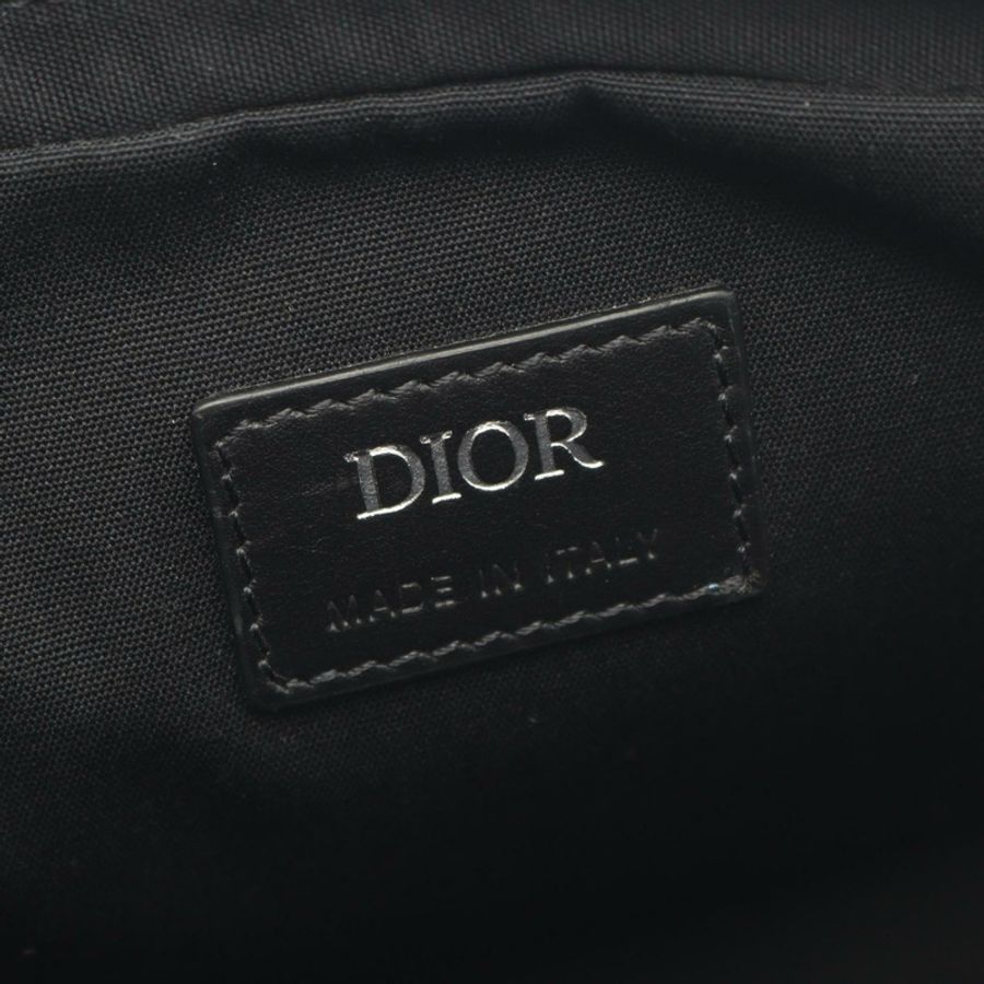 Christian Dior CD 鑽石肩背包 1ADPO276CDP 帆布皮革 BK-3
