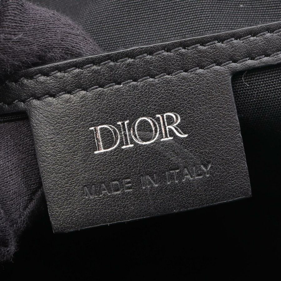 Christian Dior Rider Mini Sling CD Diamond 腰包帆布皮革黑色-3