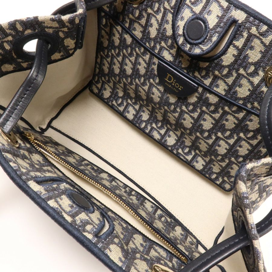 Dior 帆布Small Promenade Shopping Bag肩背袋-4