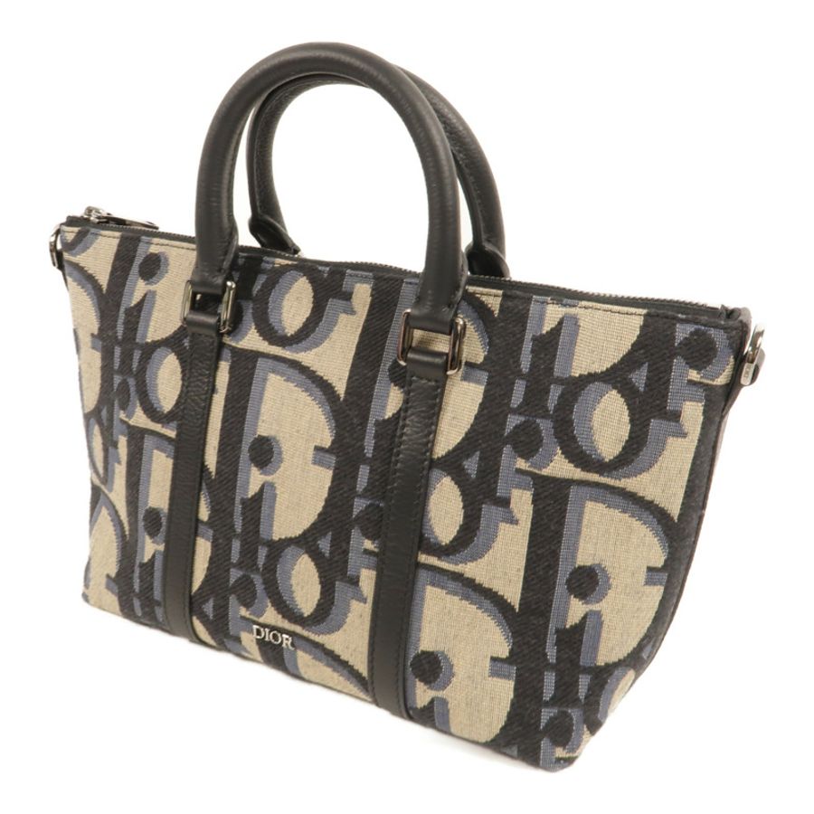 Dior 帆布Weekender 25手挽肩背兩用袋-2