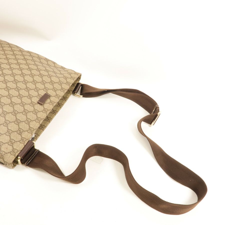 GUCCI 塗層帆布Shoulder Bag肩背袋-5