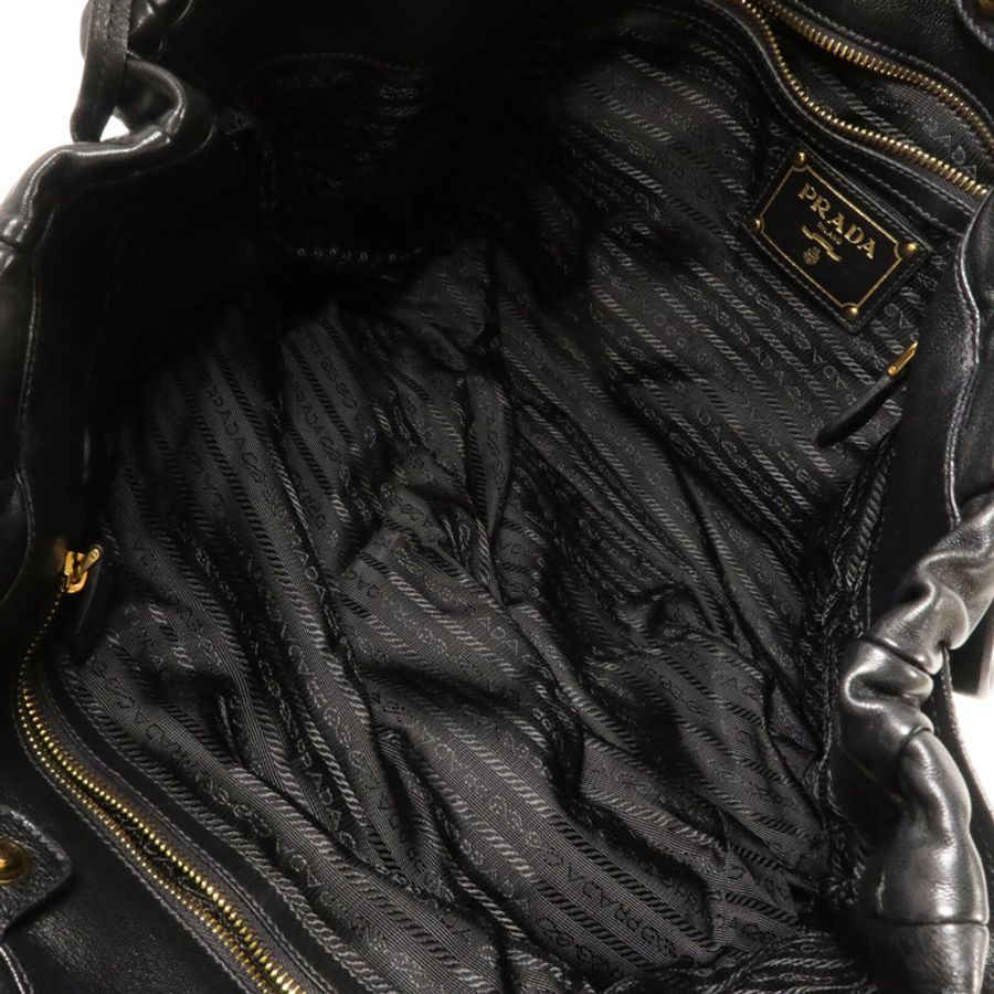 PRADA 羊皮皮革Shoulder Bag肩背袋-4