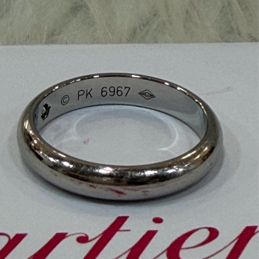 CARTIER 1895系列 單鑽 鉑金 PT950 戒指 定情戒-12