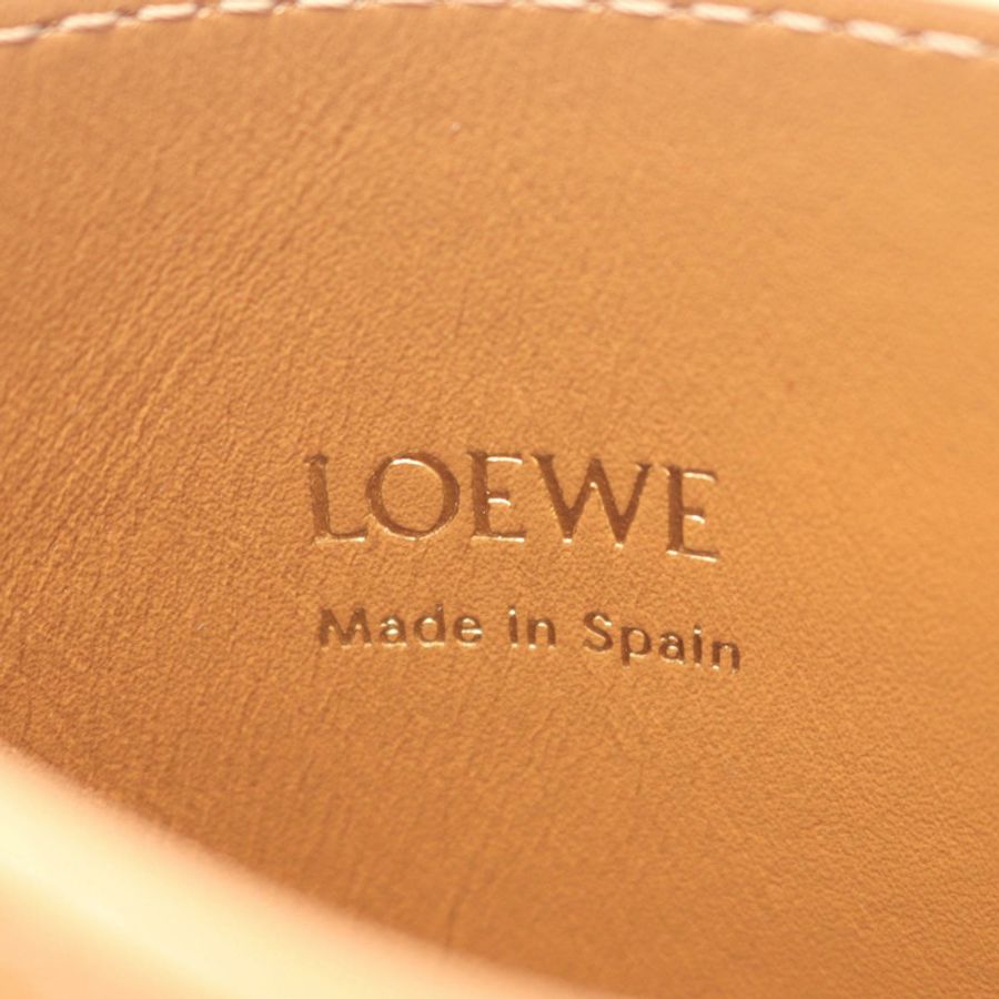 LOEWE Pebble Dice Pocket 單肩包 CPBPR12X012586 皮革 棕色 全新 女士 A-3