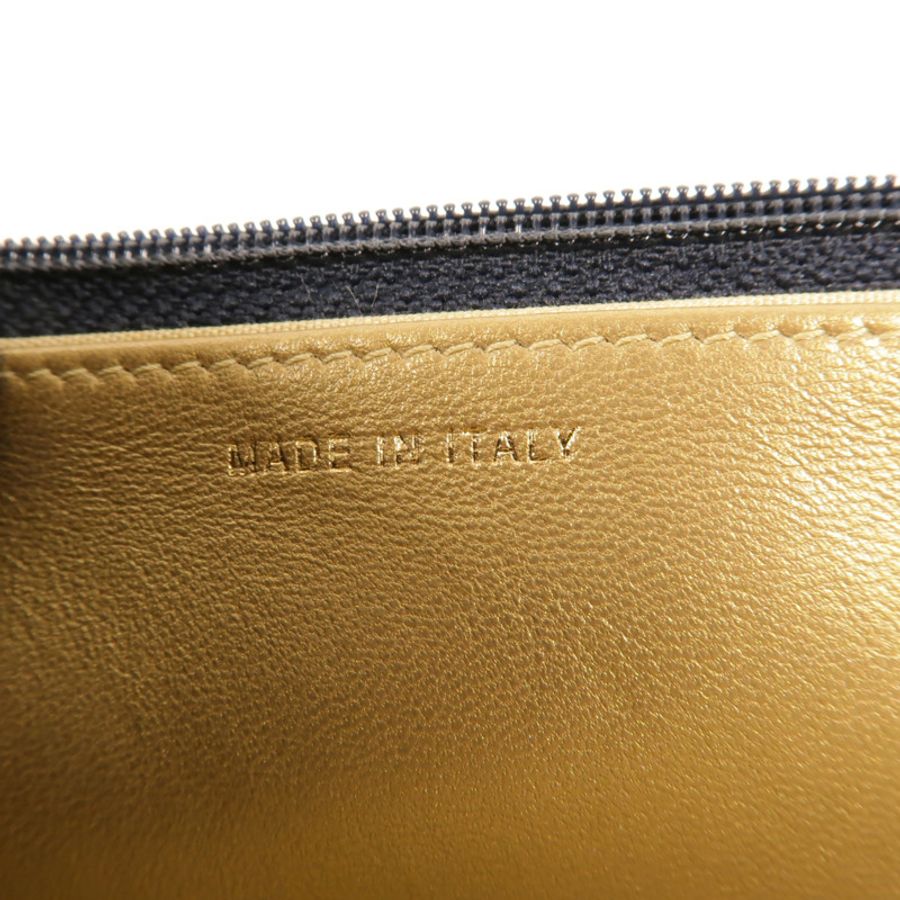 CHANEL 羊皮皮革WOC Wallet On Chain Gold Ball鏈帶肩背袋-9