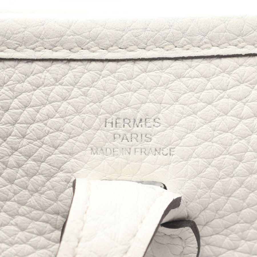 愛馬仕 Evelyne Amazon TPM 肩挎包 K Taurillon Clemence 新款白色-3