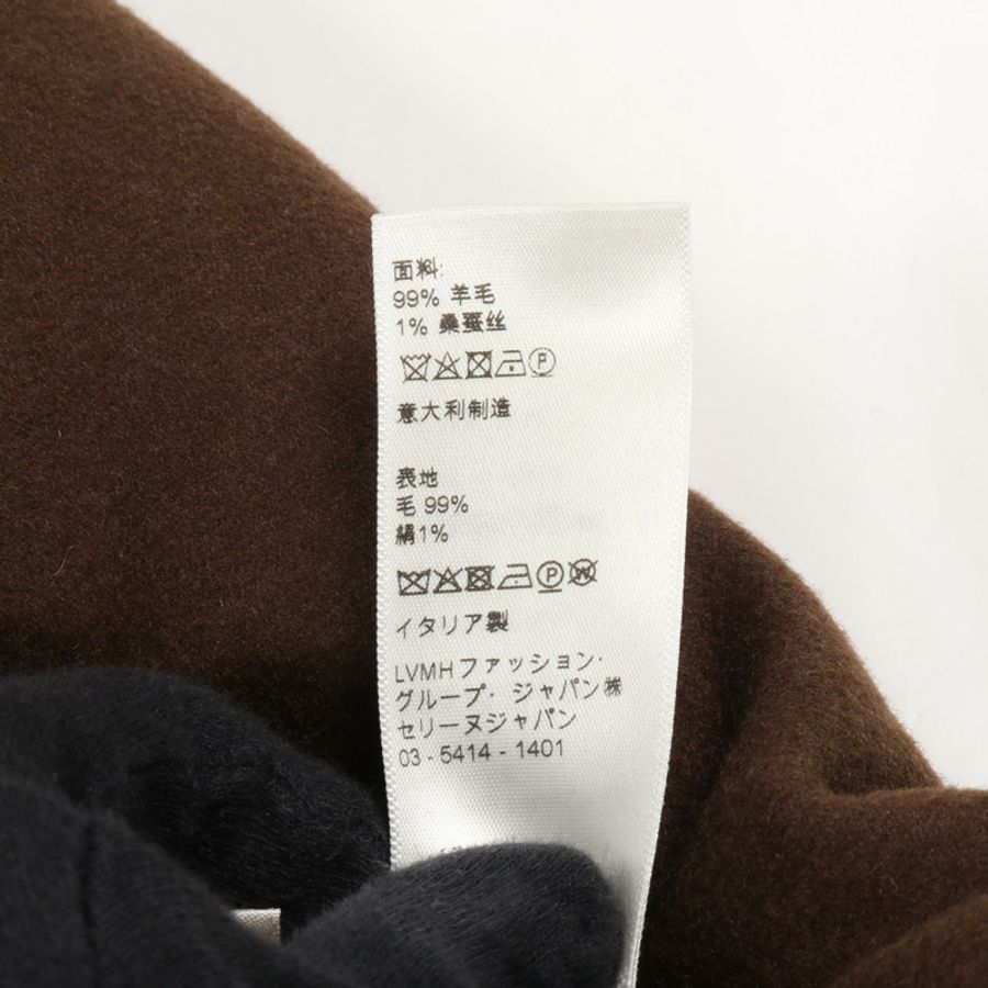 CELINE Triomphe 其他羊毛大衣 米棕色 二手女裝-3