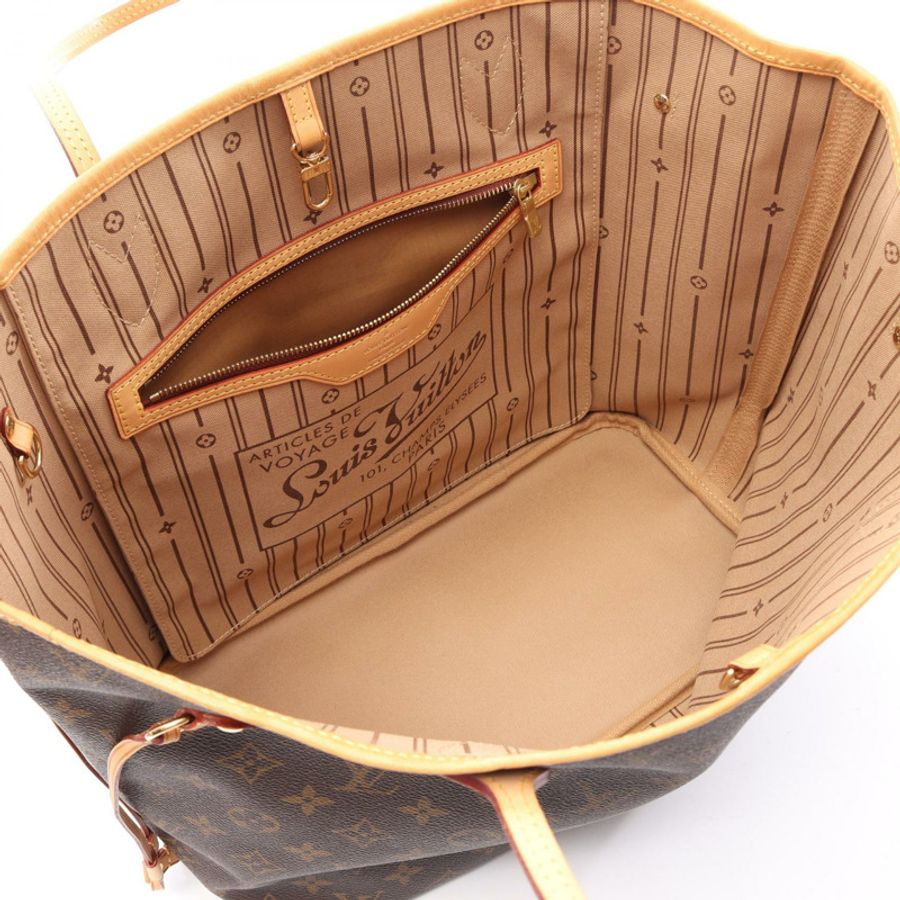 路易威登 Neverfull MM Shulder 手提包 M40156 Monogram 帆布皮革二手-2