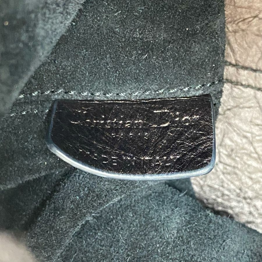 △ DIOR 迪奧 Black Calfskin Toujour Shoulder Bag 黑色小牛皮肩背包-267012363-12