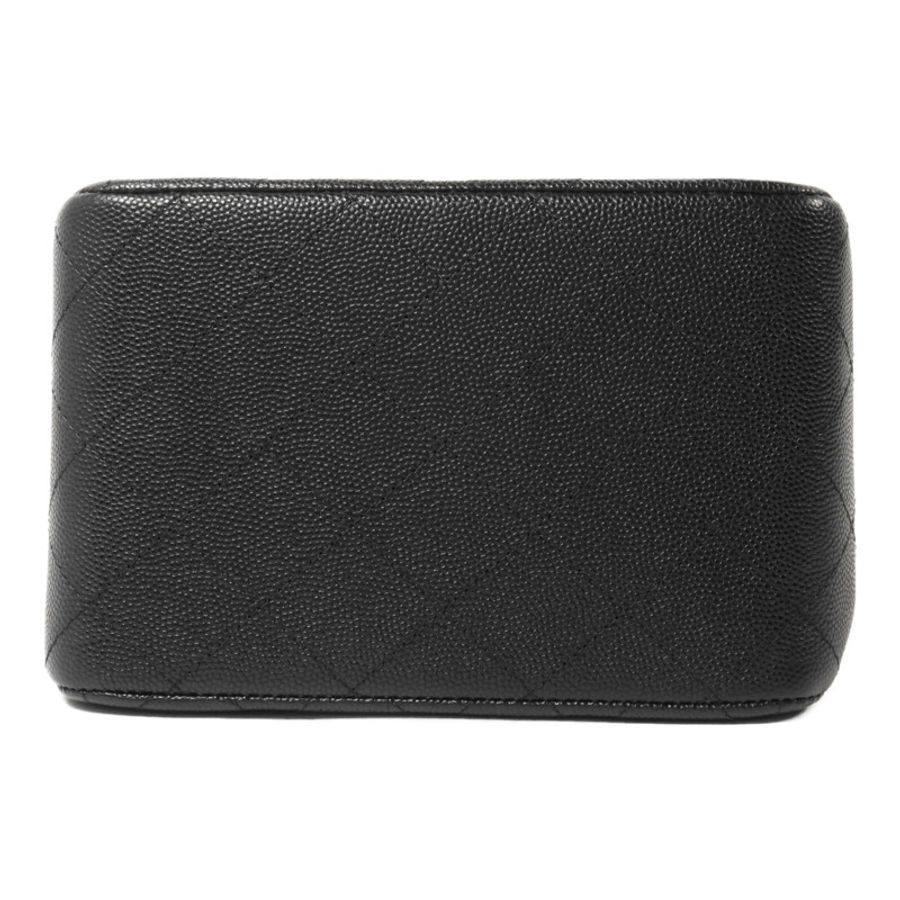CHANEL 牛皮皮革Mini Bucket鏈帶肩背袋-3