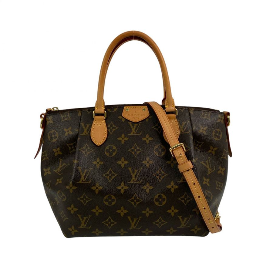 △ LOUIS VUITTON 路易·威登 Brown Coated Canvas Monogram Turenne MM 2 way bag 啡色塗層帆布經典老花兩用袋 M48814-267012802-0