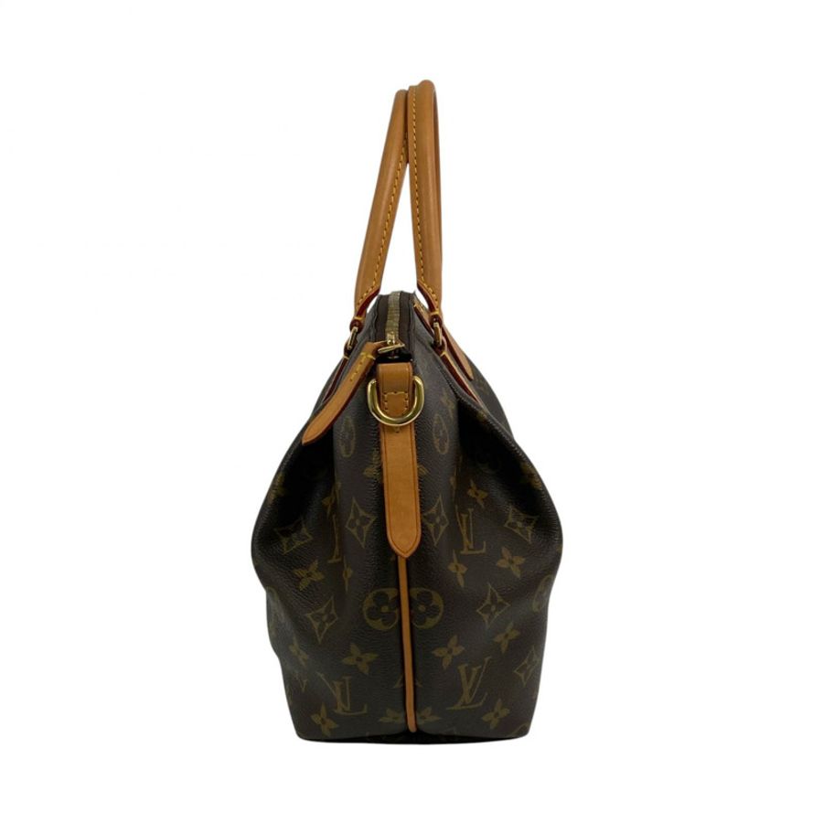 △ LOUIS VUITTON 路易·威登 Brown Coated Canvas Monogram Turenne MM 2 way bag 啡色塗層帆布經典老花兩用袋 M48814-267012802-2