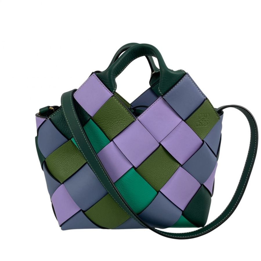 △ LOEWE 羅意威 Multicolor Calfskin 2 way bag 多色小牛皮兩用袋-267013206-1