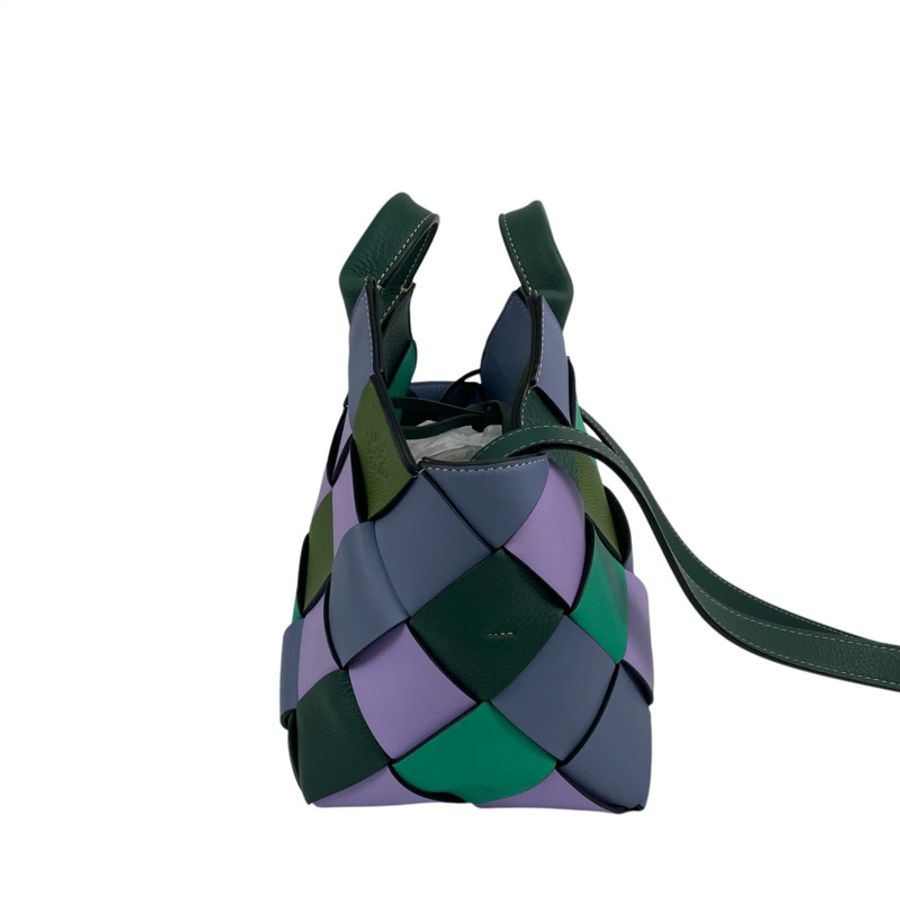 △ LOEWE 羅意威 Multicolor Calfskin 2 way bag 多色小牛皮兩用袋-267013206-3