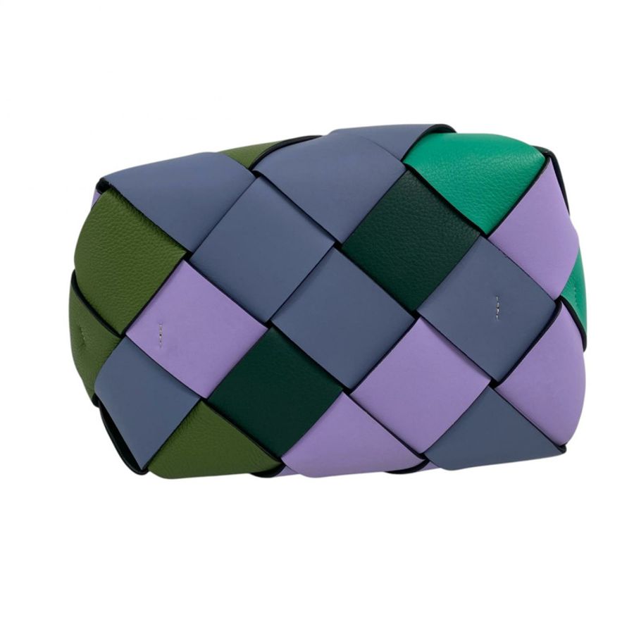 △ LOEWE 羅意威 Multicolor Calfskin 2 way bag 多色小牛皮兩用袋-267013206-5