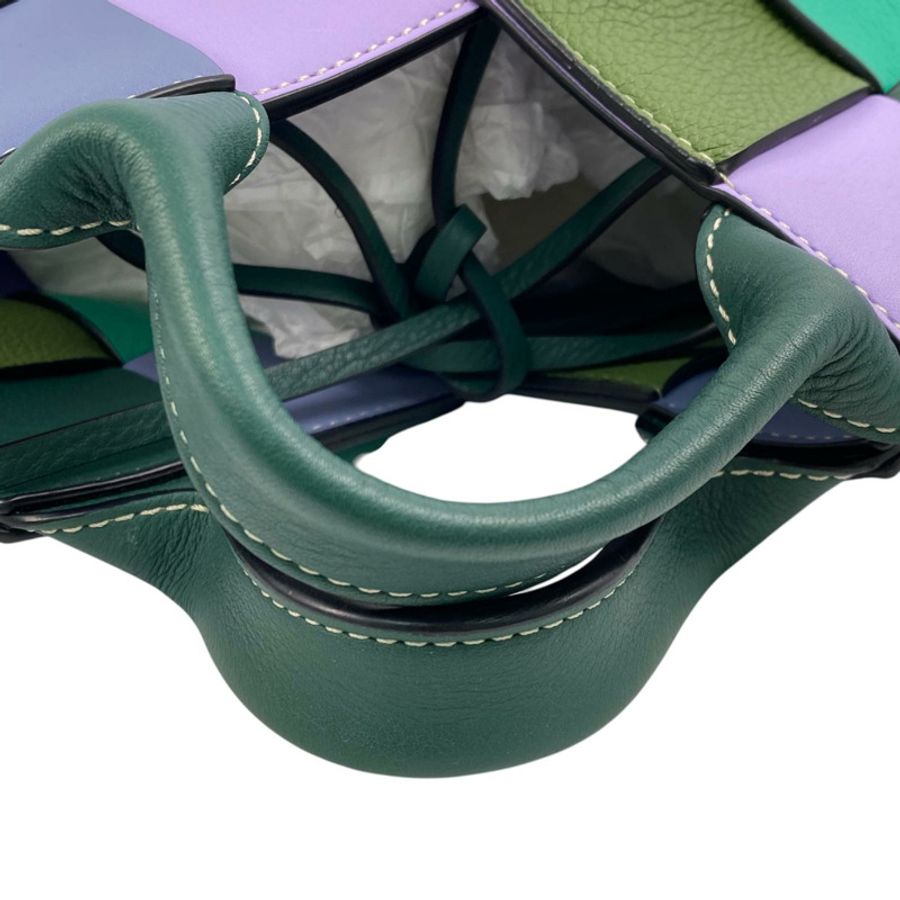 △ LOEWE 羅意威 Multicolor Calfskin 2 way bag 多色小牛皮兩用袋-267013206-11